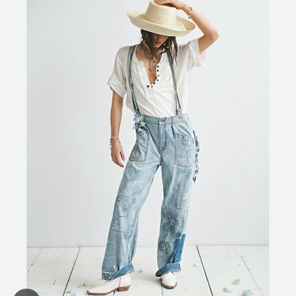 Free peoples always and forever overalls